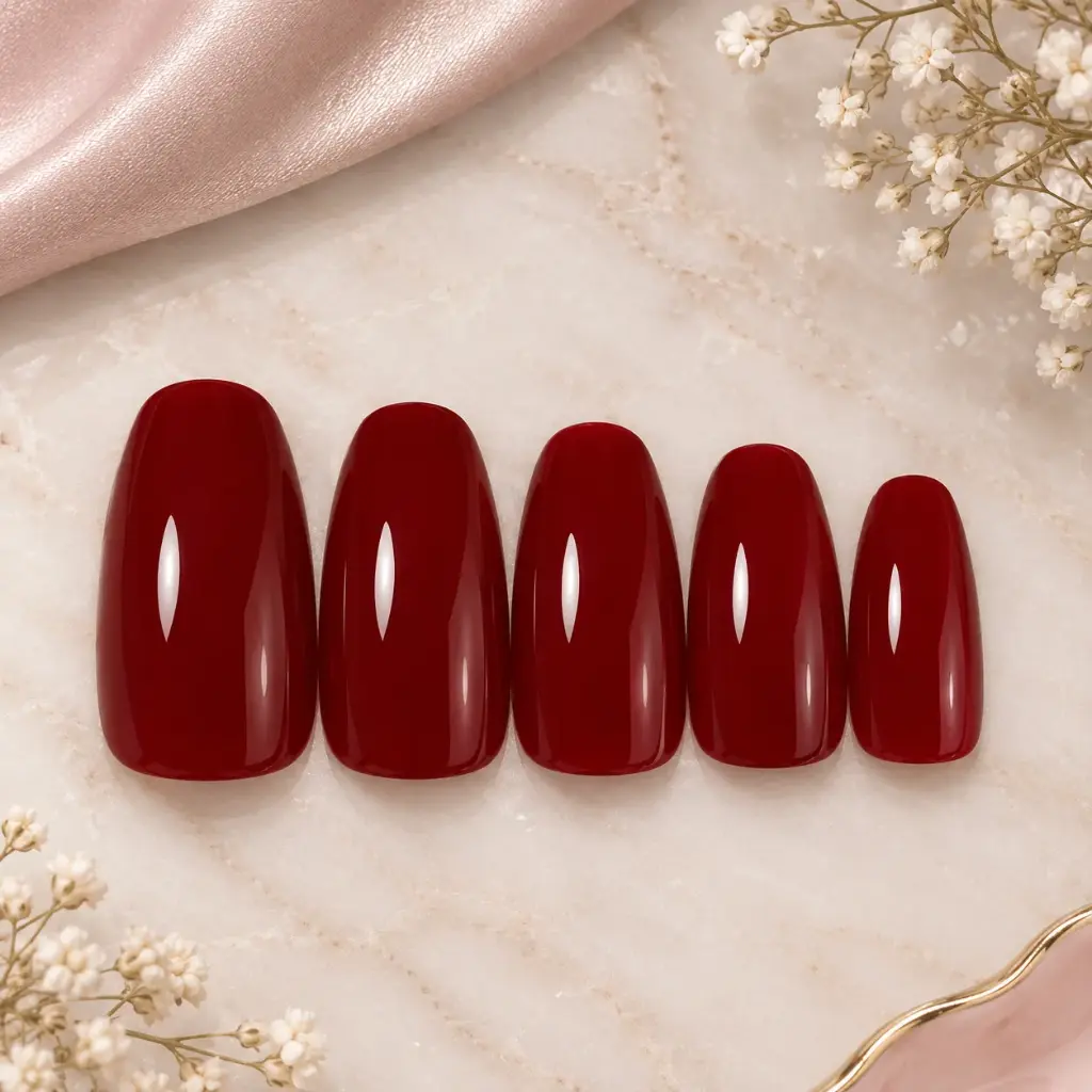 Cherry Red Nail Set
