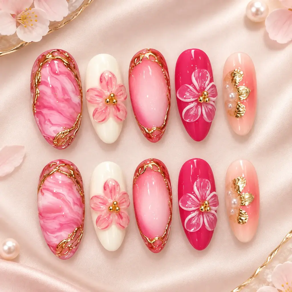 Elegant Pink Floral