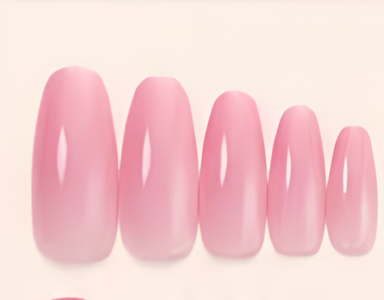 Pink ombre Nail Set